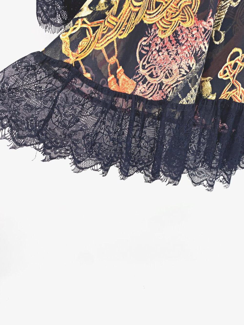 Violet & Claire Y2K Lace Empire Waist Top - Picture 7 of 8